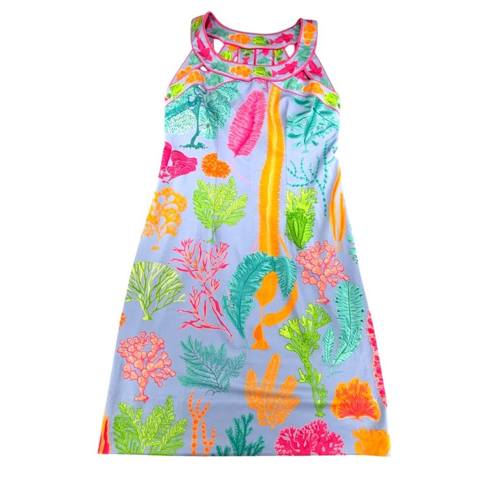 Gretchen Scott Isosceles Sea Sway Jersey Dress Size Xxsmall Under The Sea